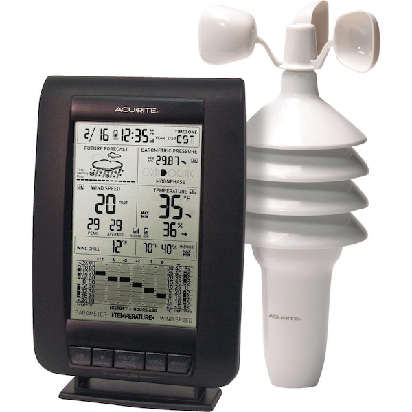 Acurite Acu-Rite Wind Weather Center Weather Station 00634A3 - main